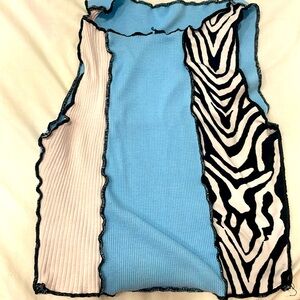 three design patch tank top